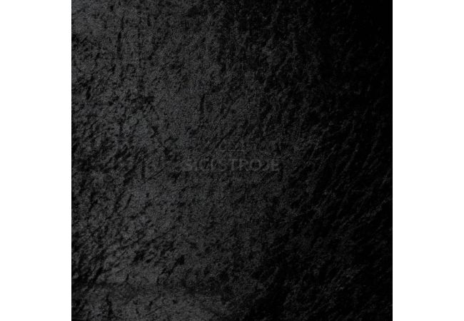 Velour De Pannes Uni - Black