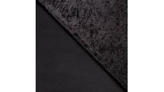 Velour De Pannes Uni - Black