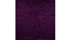 Velour De Pannes Uni - Dark Purple