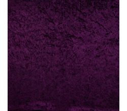 Velour De Pannes Uni - Dark Purple