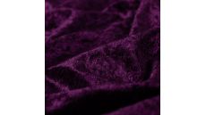 Velour De Pannes Uni - Dark Purple
