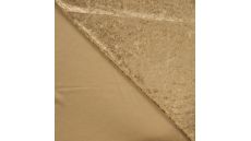 Velour De Pannes Uni - Champagne