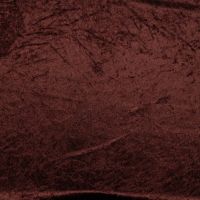 Velour De Pannes Uni - Dark Brown