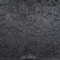 Velour De Pannes Uni - Antracite
