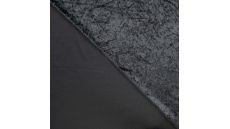 Velour De Pannes Uni - Antracite
