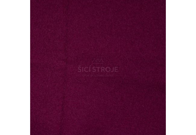 100% Wool Boiled - Violet