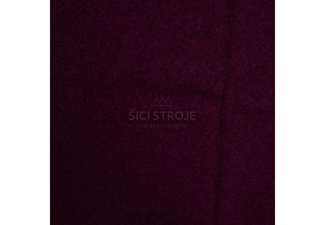 100% Wool Boiled - Purple