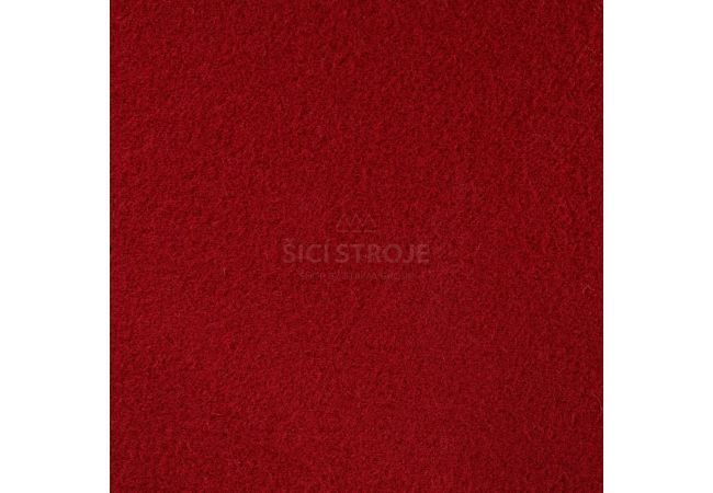 100% Wool Boiled - Red