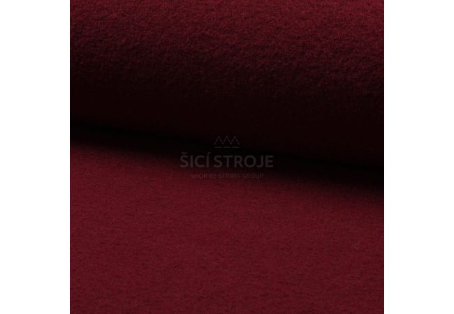 100% Wool Boiled - Wine