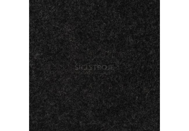 100% Wool Boiled - Dark Grey Melange