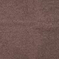 100% Wool Boiled - Dark Brown Melange