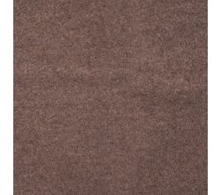 100% Wool Boiled - Dark Brown Melange