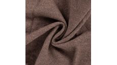 100% Wool Boiled - Dark Brown Melange