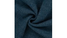 100% Wool Boiled - Light Petrol Melange