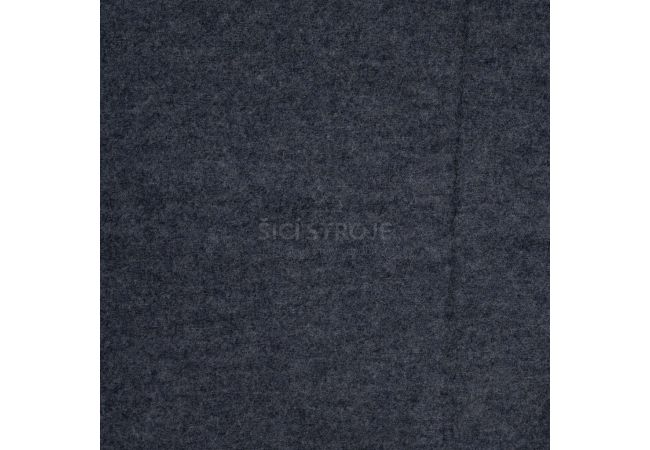 100% Wool Boiled - Steel Grey Melange