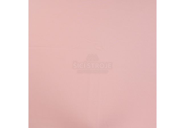Jednofarebný bavlnený úplet s elastanom - blush pink