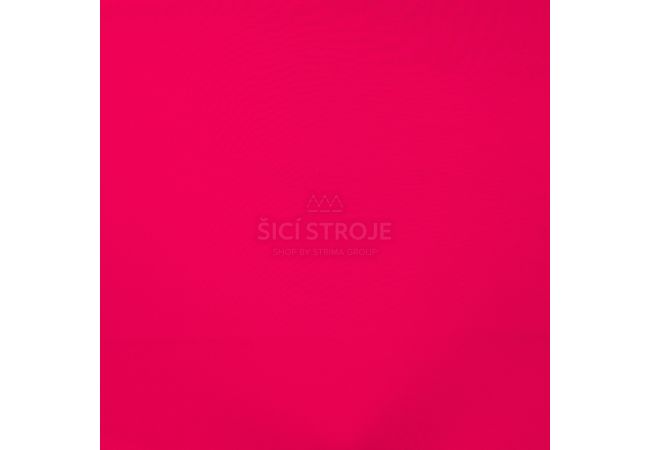 Jednofarebný bavlnený úplet s elastanom - bright fuchsia