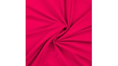 Jednofarebný bavlnený úplet s elastanom - bright fuchsia