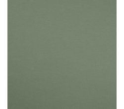 Jednofarebný bavlnený úplet s elastanom - dusty mint