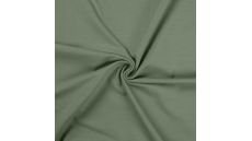 Jednofarebný bavlnený úplet s elastanom - dusty mint