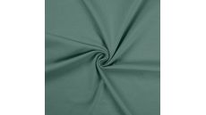 Jednofarebný bavlnený úplet s elastanom - dark dusty mint