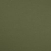 Jednofarebný bavlnený úplet s elastanom - khaki