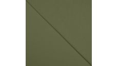 Jednofarebný bavlnený úplet s elastanom - khaki