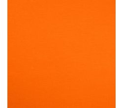 Jednofarebný bavlnený úplet s elastanom - orange