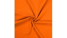 Jednofarebný bavlnený úplet s elastanom - orange