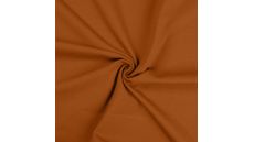 Jednofarebný bavlnený úplet s elastanom - caramel