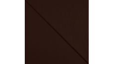 Jednofarebný bavlnený úplet s elastanom - dark brown