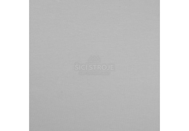 Jednofarebný bavlnený úplet s elastanom - silver grey