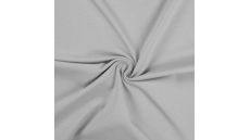 Jednofarebný bavlnený úplet s elastanom - silver grey