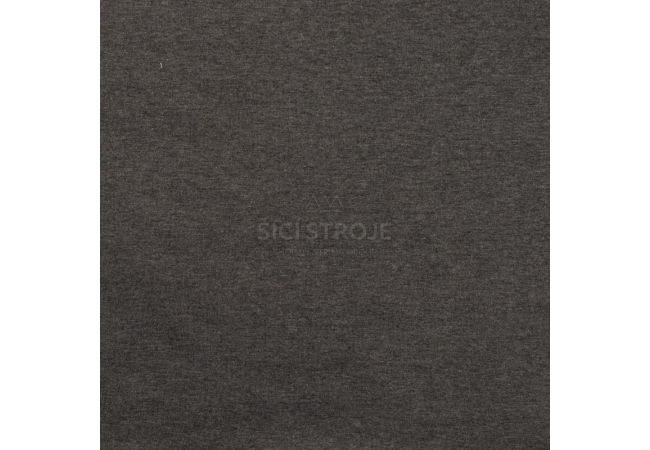 Jednofarebný bavlnený úplet s elastanom - mid grey melange