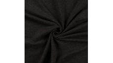 Jednofarebný bavlnený úplet s elastanom - dark grey melange