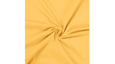 Jednofarebný bavlnený úplet s elastanom - soft yellow