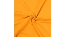 Jednofarebný bavlnený úplet s elastanom - yellow