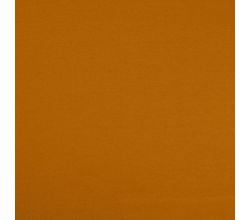Jednofarebný bavlnený úplet s elastanom - ochre