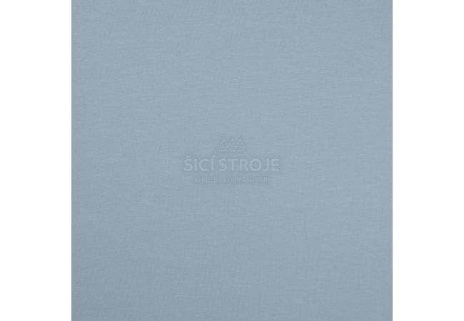 Jednofarebný bavlnený úplet s elastanom - baby blue