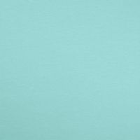 Jednofarebný bavlnený úplet s elastanom - aqua