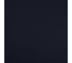 Jednofarebný bavlnený úplet s elastanom - navy
