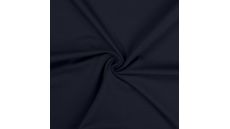 Jednofarebný bavlnený úplet s elastanom - navy