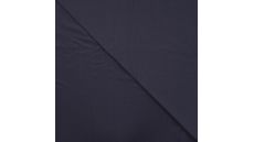 Jednofarebný bavlnený úplet s elastanom - tmavo námornícka