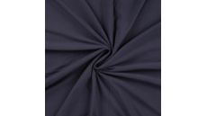 Jednofarebný bavlnený úplet s elastanom - tmavo námornícka