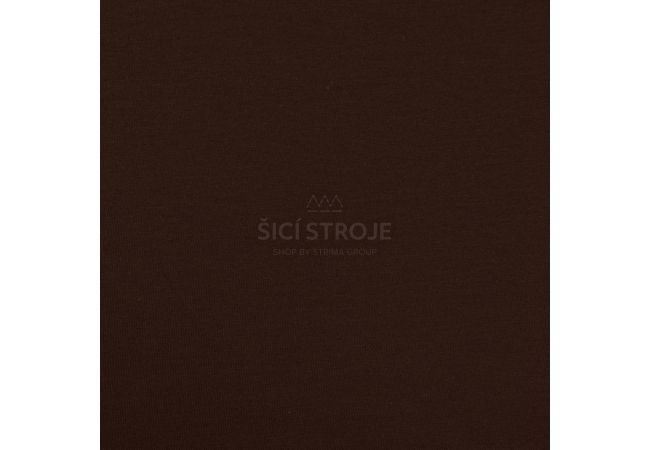 French terry - dark brown