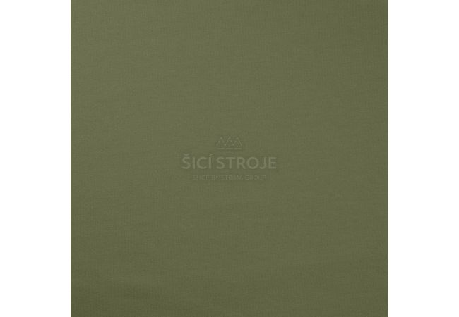French terry počesaná - khaki