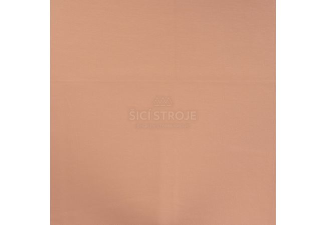 French terry počesaná - dusty salmon