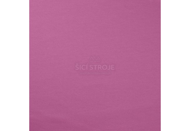 French terry počesaná - violet
