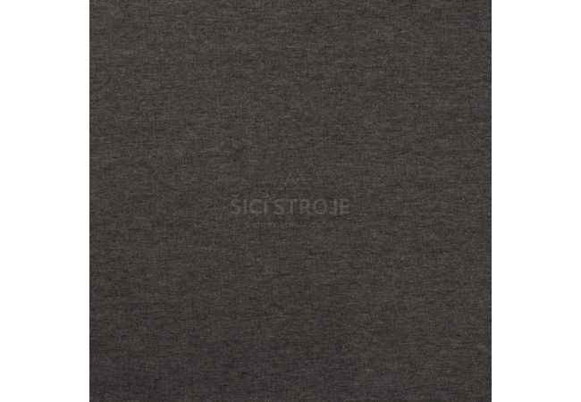 French terry počesaná - mid grey melange