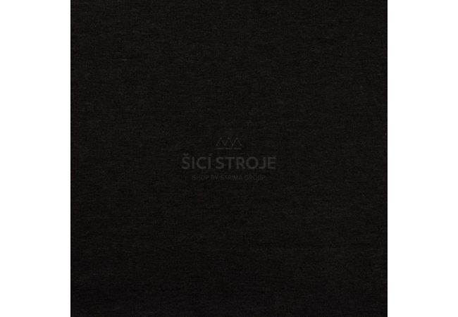 French terry počesaná - dark grey melange